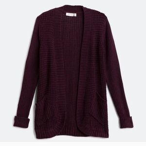 STITCHFIX RD Style Montoya Dark Purple Open Cardigan, Medium